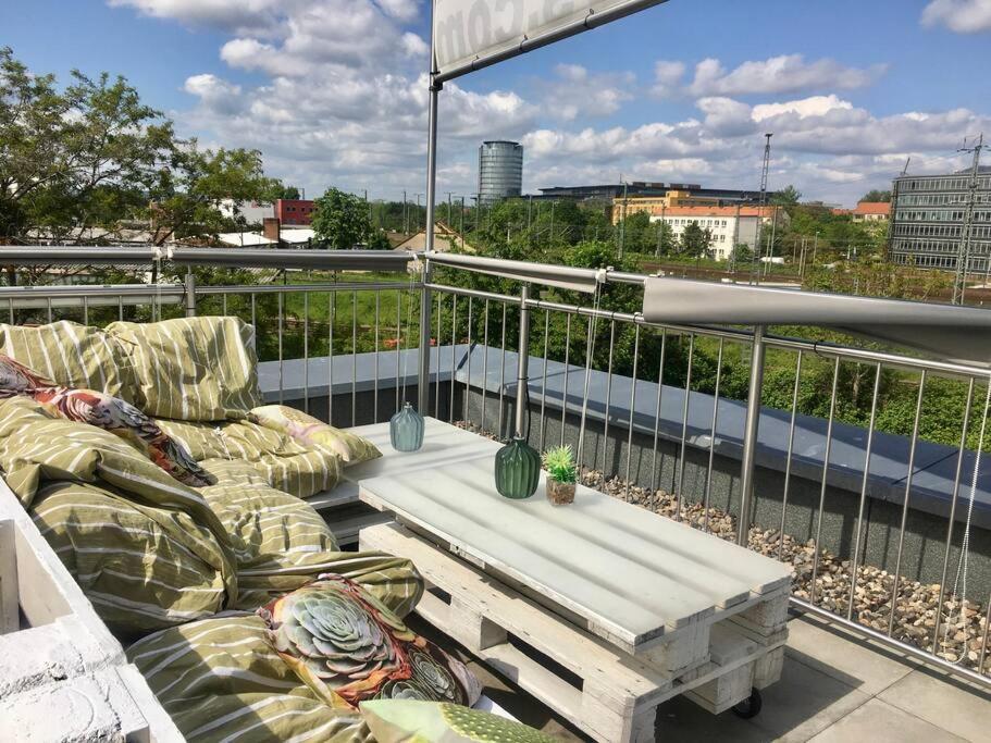Vip Design Apartment M. Dachterrasse دريسدن المظهر الخارجي الصورة
