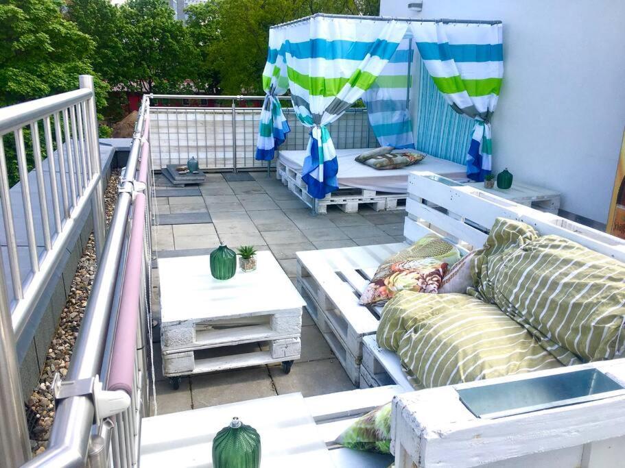 Vip Design Apartment M. Dachterrasse دريسدن المظهر الخارجي الصورة
